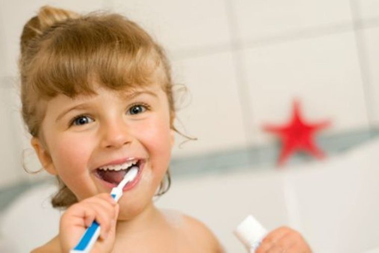 Child Brushing Baby Teeth - Superior Smiles