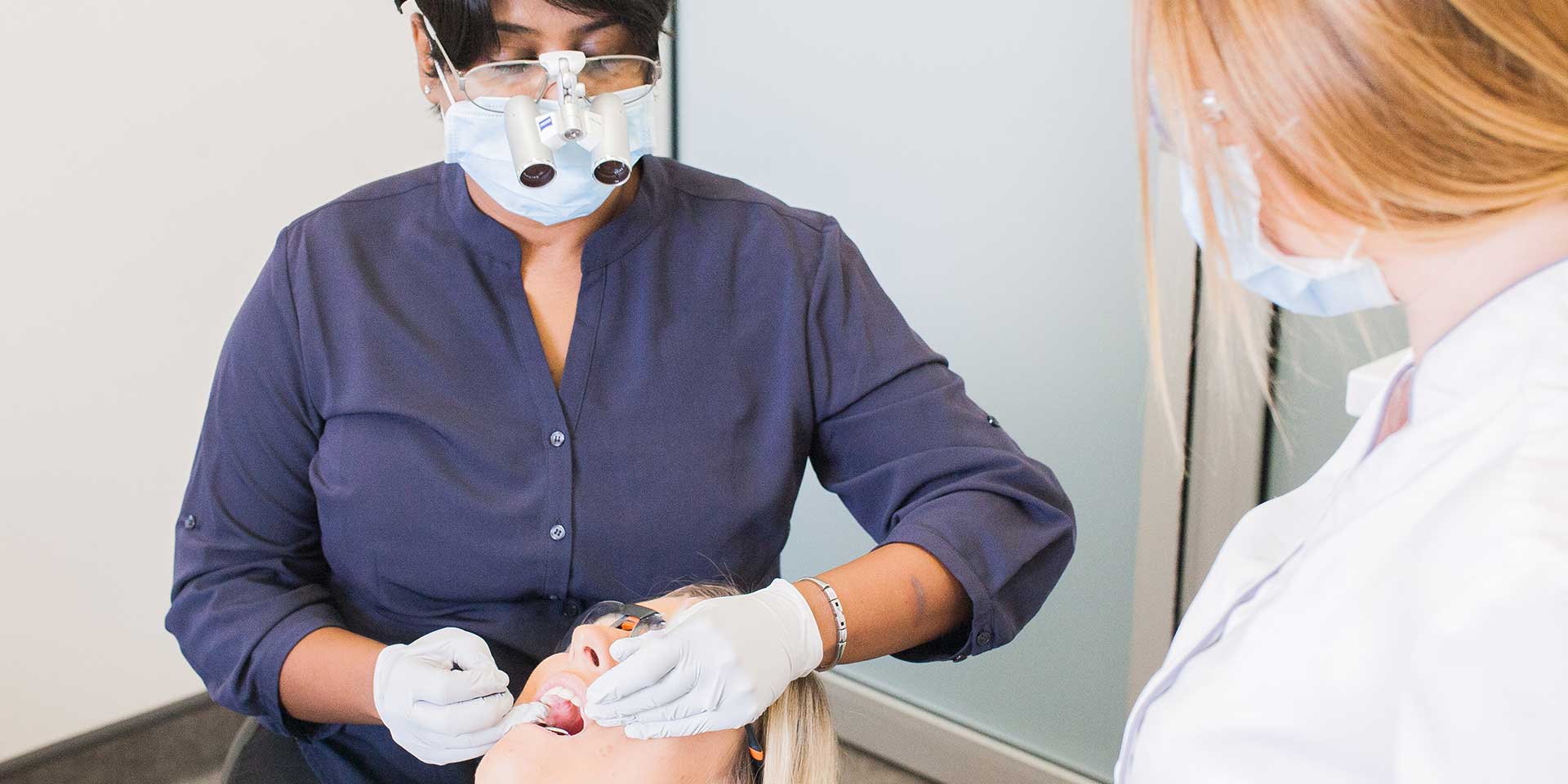 root canal treatment endodontics Fremantle dental clinic Perth patient in dental chair